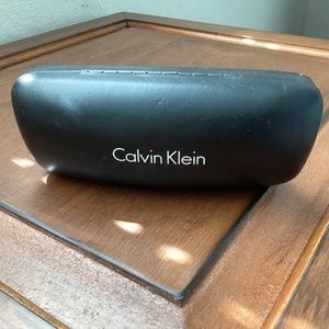 Black Calvin Klein glass case